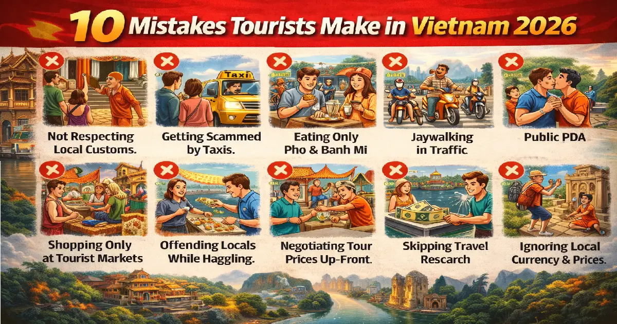 10 Mistakes Tourists Make in Vietnam