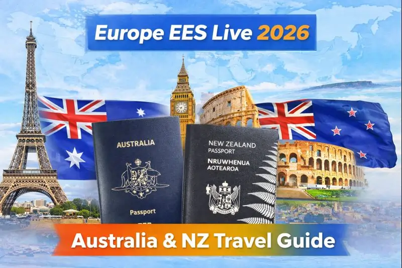 Europe EES Live 2026 Australia & NZ Travel Guide
