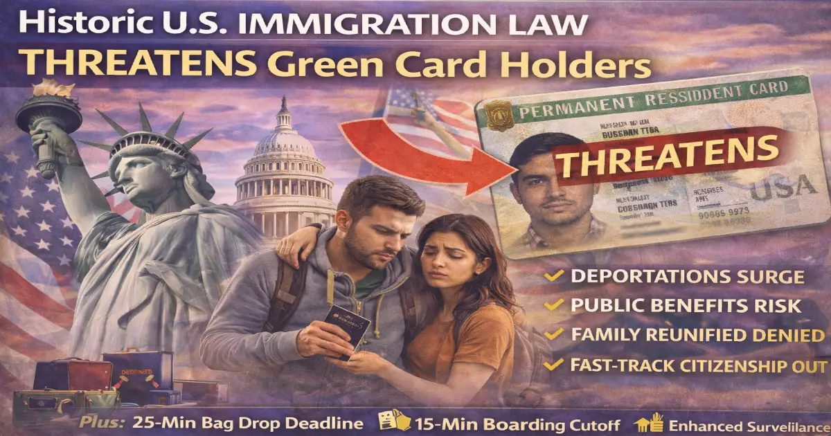 Historic U S Immigration Law Threatens Green Card Holders - Travel ...
