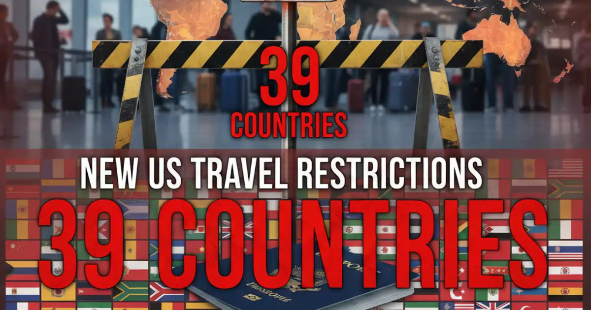 Trump Expands Travel Ban to 39 Countries Effective January 1, 2026