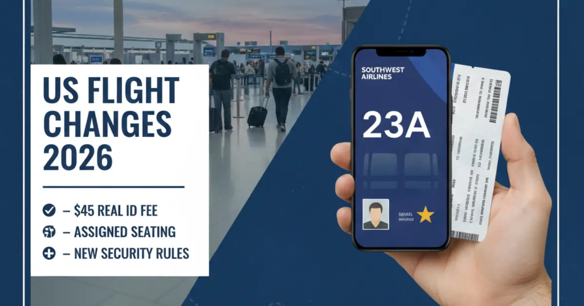 US New Airport and Flight Rules Effective January 2026