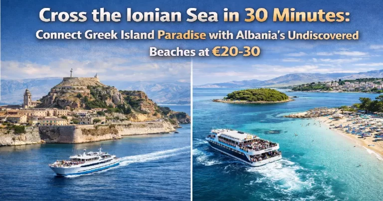 Albanian Riviera from Corfu