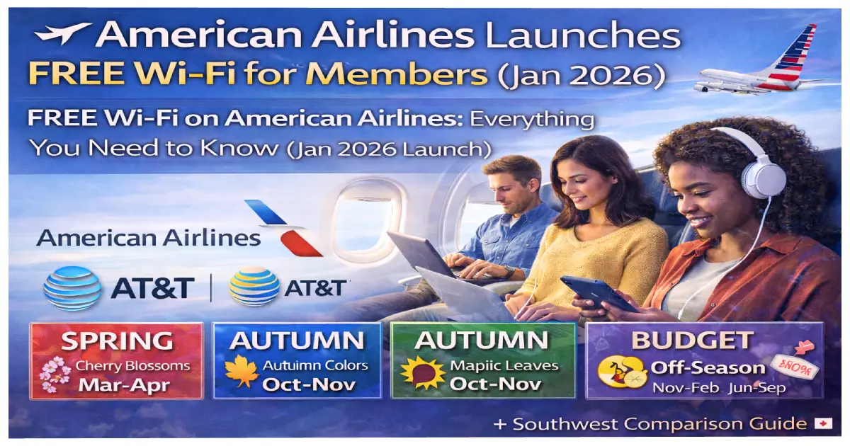 American Airlines FREE Wi-Fi Starts Now: Complete Guide