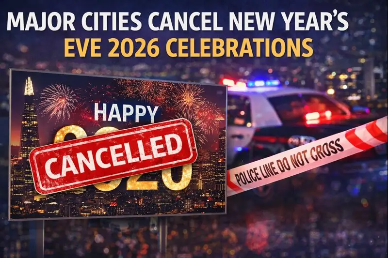 Major Cities Cancel New Year’s Eve 2026 Celebrations