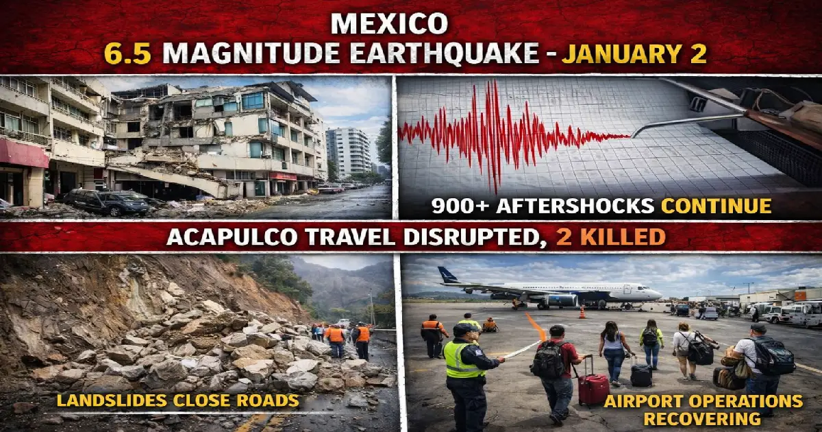 Mexico 6.5 Earthquake_ Acapulco Travel Impact Jan 2