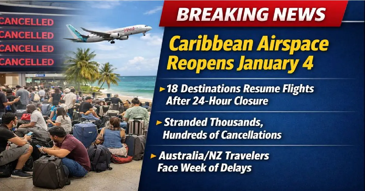 caribbean airspace reopens january 4 18 destinations flights resume stranded travelers