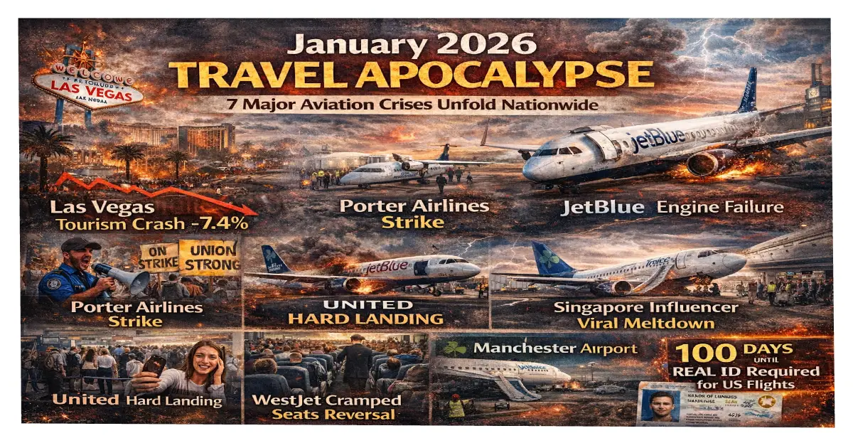 January 2026 Travel APOCALYPSE: 7 Major Crises That Broke Aviation This Month