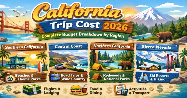 California Trip Cost 2026: Complete Budget Breakdown by Region