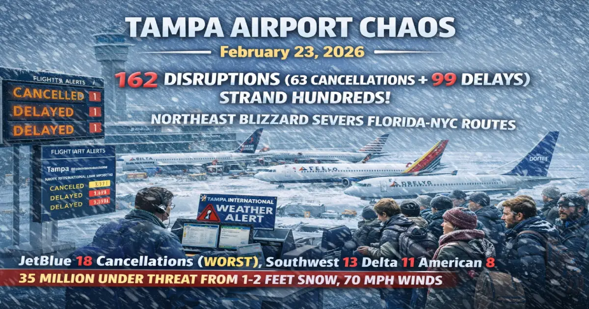 Tampa Airport Chaos February 23, 2026
