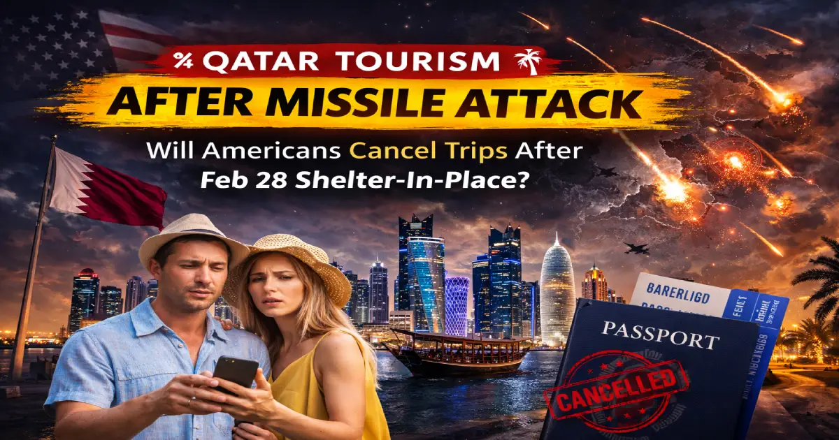 Qatar tourism impact February 28 2026 missile attack travel safety FIFA World Cup security concerns travel insurance American tourists cancel trips