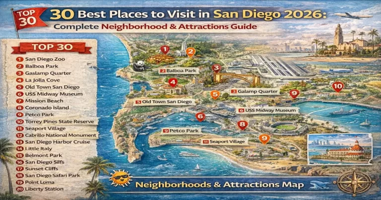 30 Best Places to Visit in San Diego 2026: Complete Neighborhood & Attractions Guide