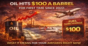 Oil at $100 Sparks 11% Airfare Hike