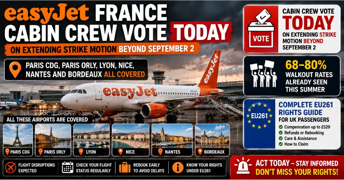 EasyJet France Strike Vote Today All 6 Bases At Risk EasyJet France Strike Vote Today All 6 Bases At Risk
