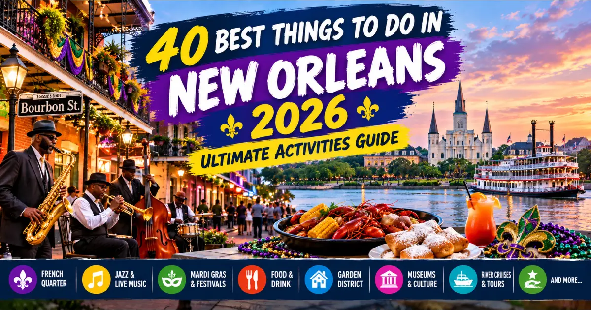 40 Best Things to Do in New Orleans 2026