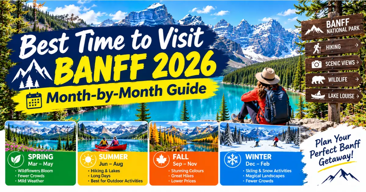 Best Time to Visit Banff 2026: Month-by-Month Guide