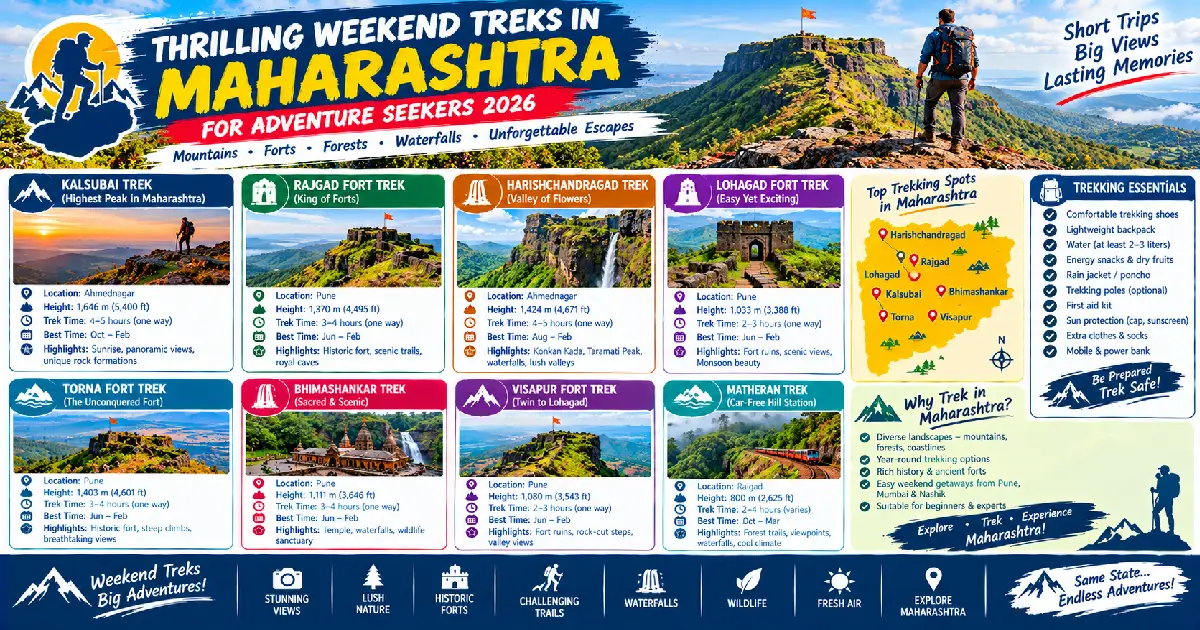 Weekend Treks in Maharashtra